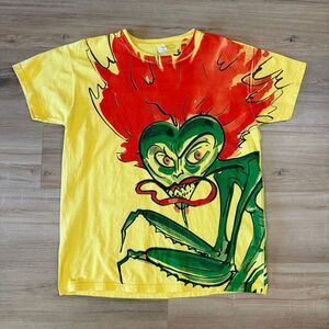 Roger Waters The Wall Live 2010 Yellow Concert Tour Shirt Size Large Classic Tee